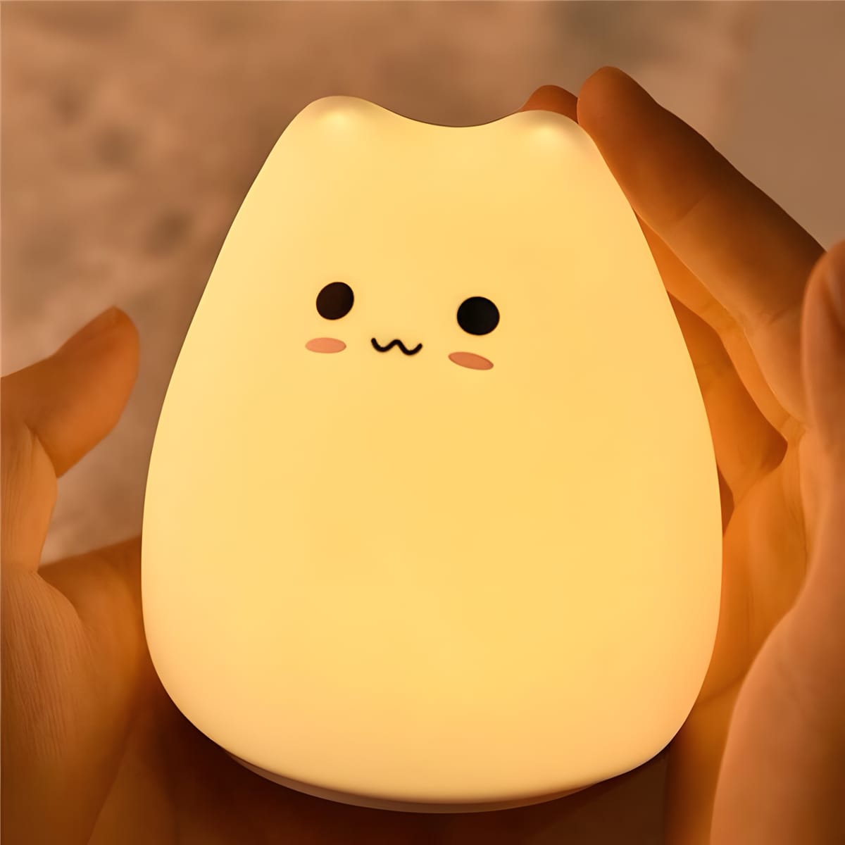 Cute Cat Silicone Night Light